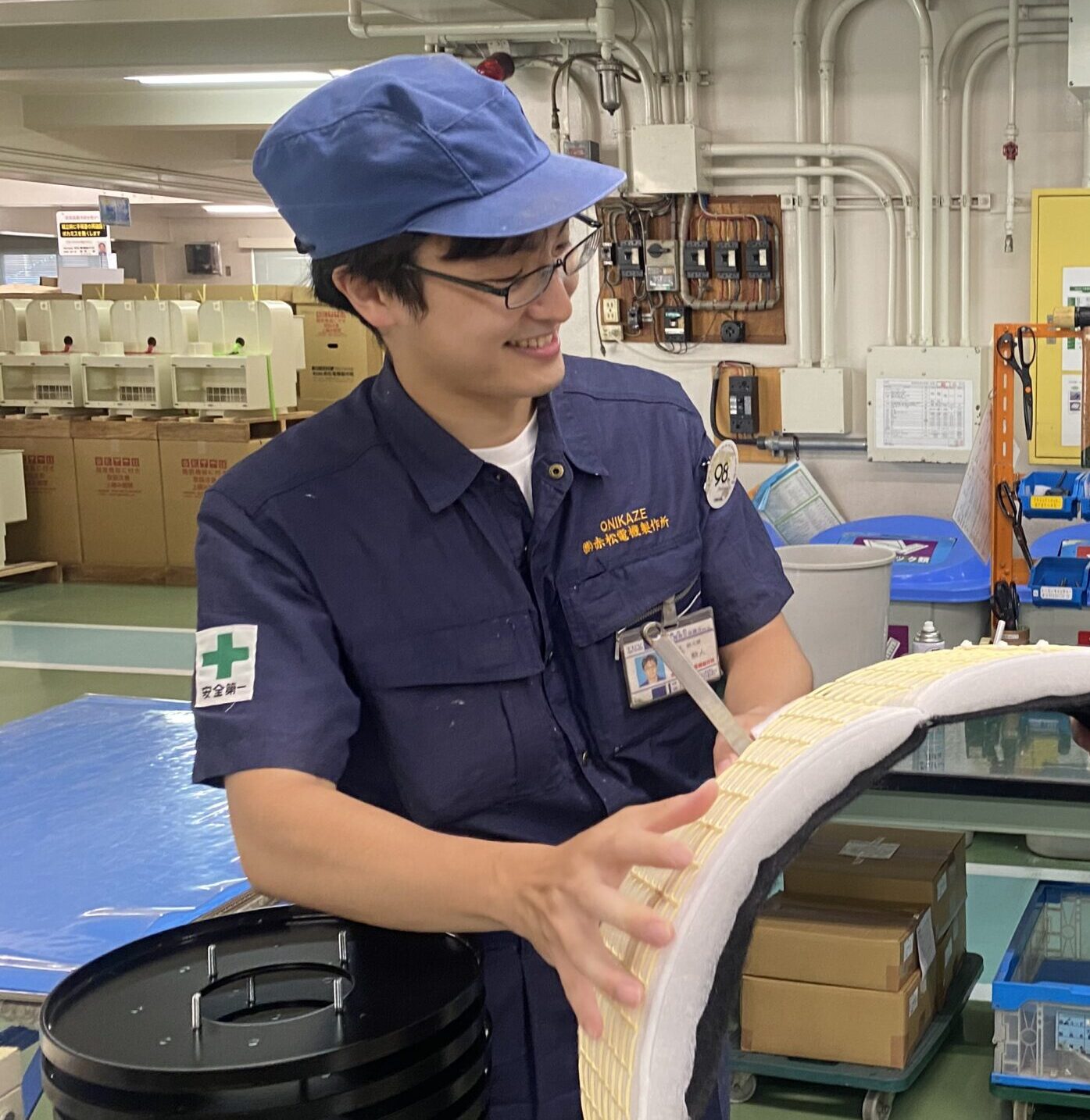 丁寧に日々の業務に取り組んでいます