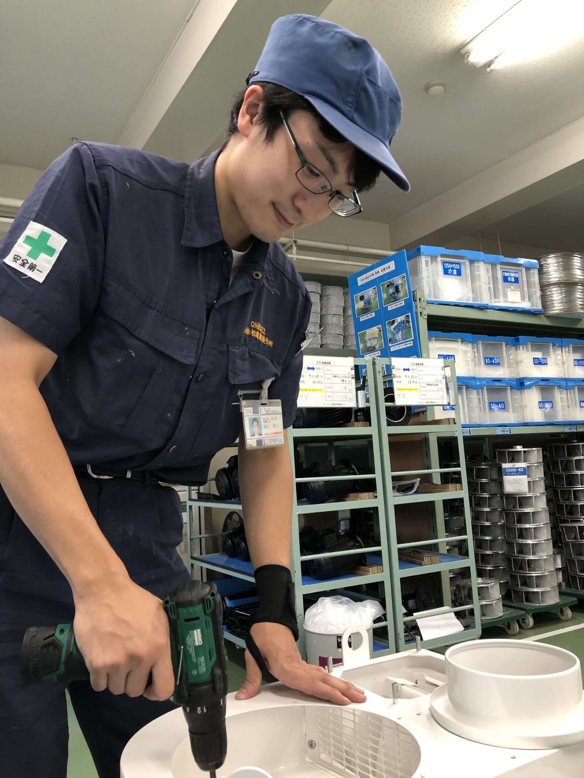 丁寧に日々の業務に取り組んでいます